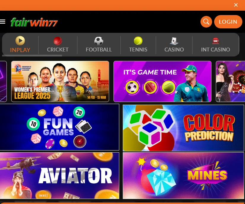 fairwin77 Online Cricket ID
